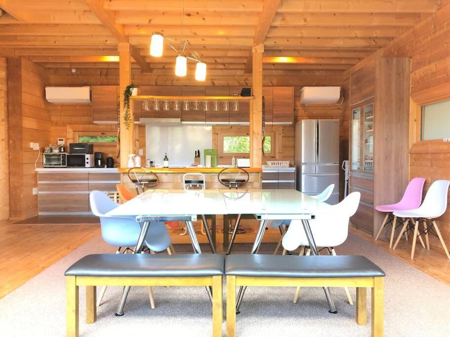 浅間山を眺めるフインランドログハウス Karuizawa Exteriör bild