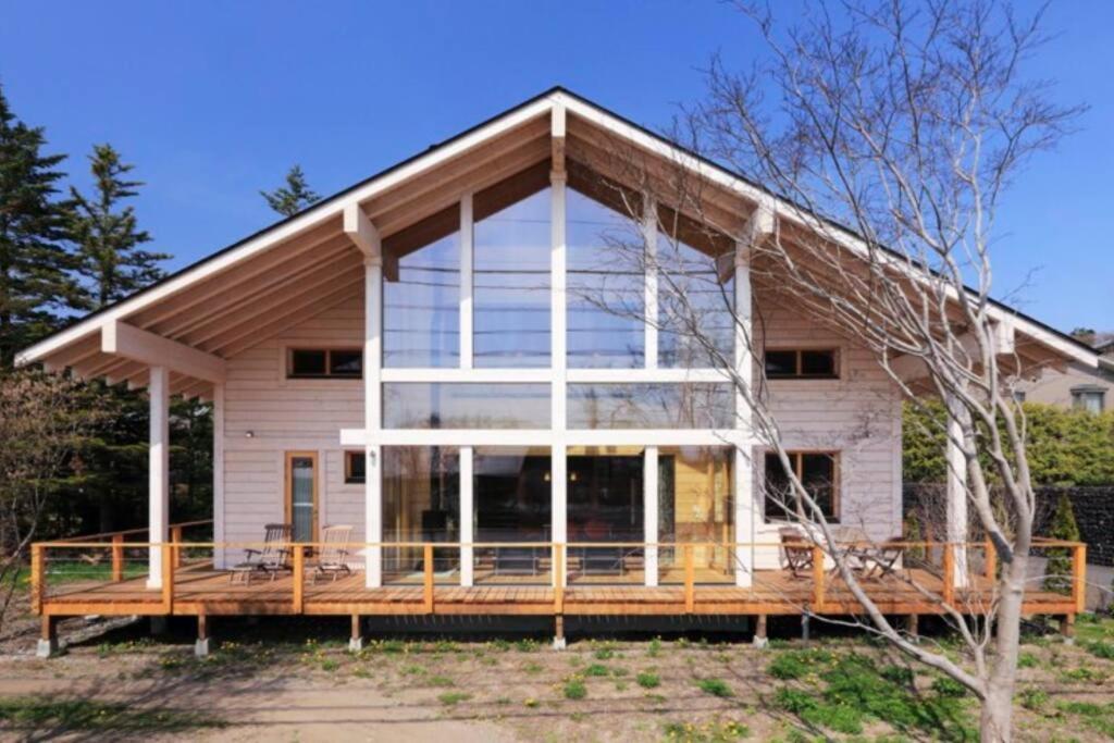 浅間山を眺めるフインランドログハウス Karuizawa Exteriör bild