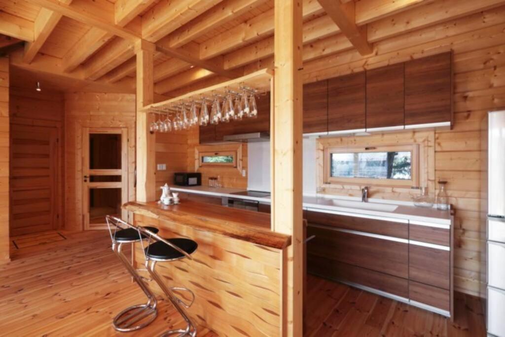 浅間山を眺めるフインランドログハウス Karuizawa Exteriör bild